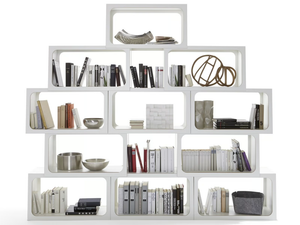 BOXIT - Open freestanding plywood bookcase _ Müller Small Living